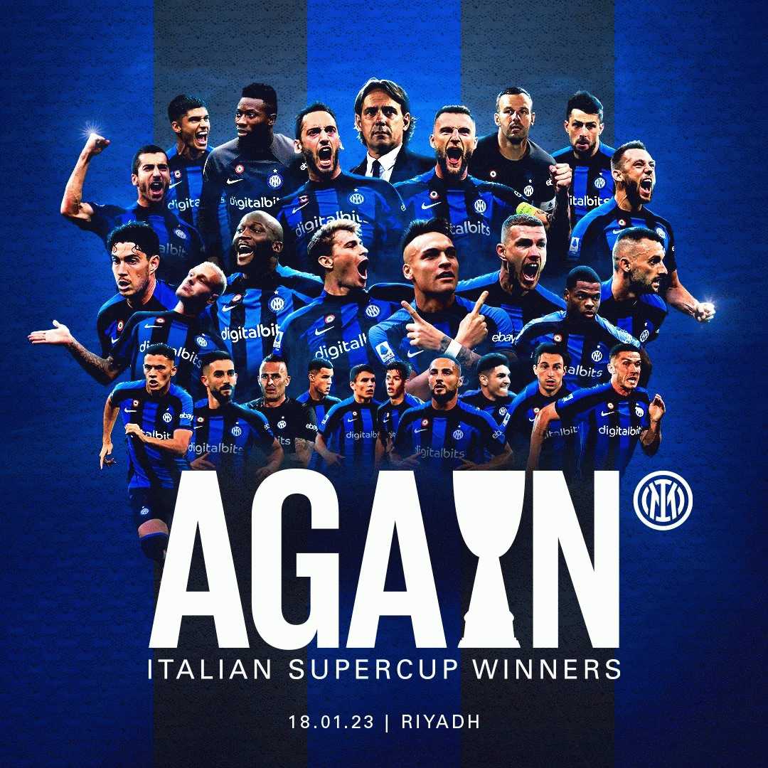 Inter Milan Juara Piala Super Italia 2022