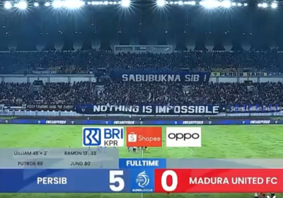Hasil Akhir Persib vs Madura United
