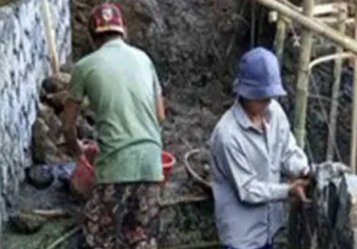 Dinas PU Sukabumi Rekonstruksi DI Cipamatutan Infrastruktur Pertanian Maju, Unggul, Berbudaya, dan Berkah