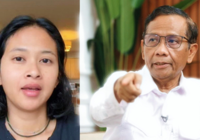 Dwi Sasetyaningtyas dan Mahfud MD